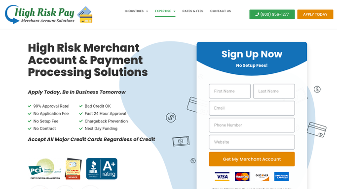 What Is a High Risk Merchant Account at HighRiskPay.com?